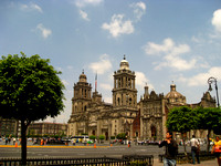 the cathedral at the zocalo